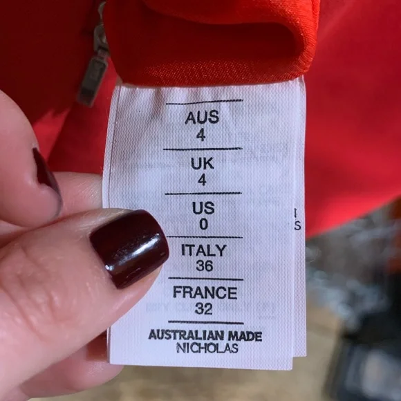 NICHOLAS Red Midi Dress